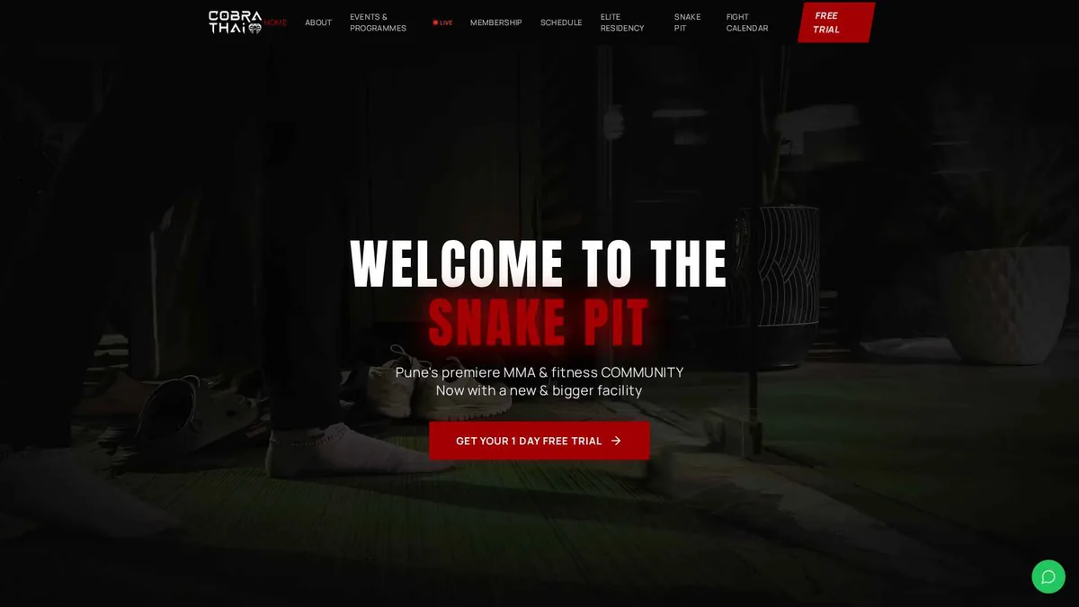 Cobra Thai — live site